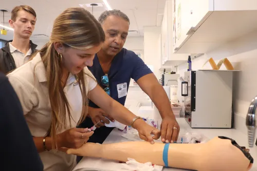 Hands-on Experience with Healthcare Professionals