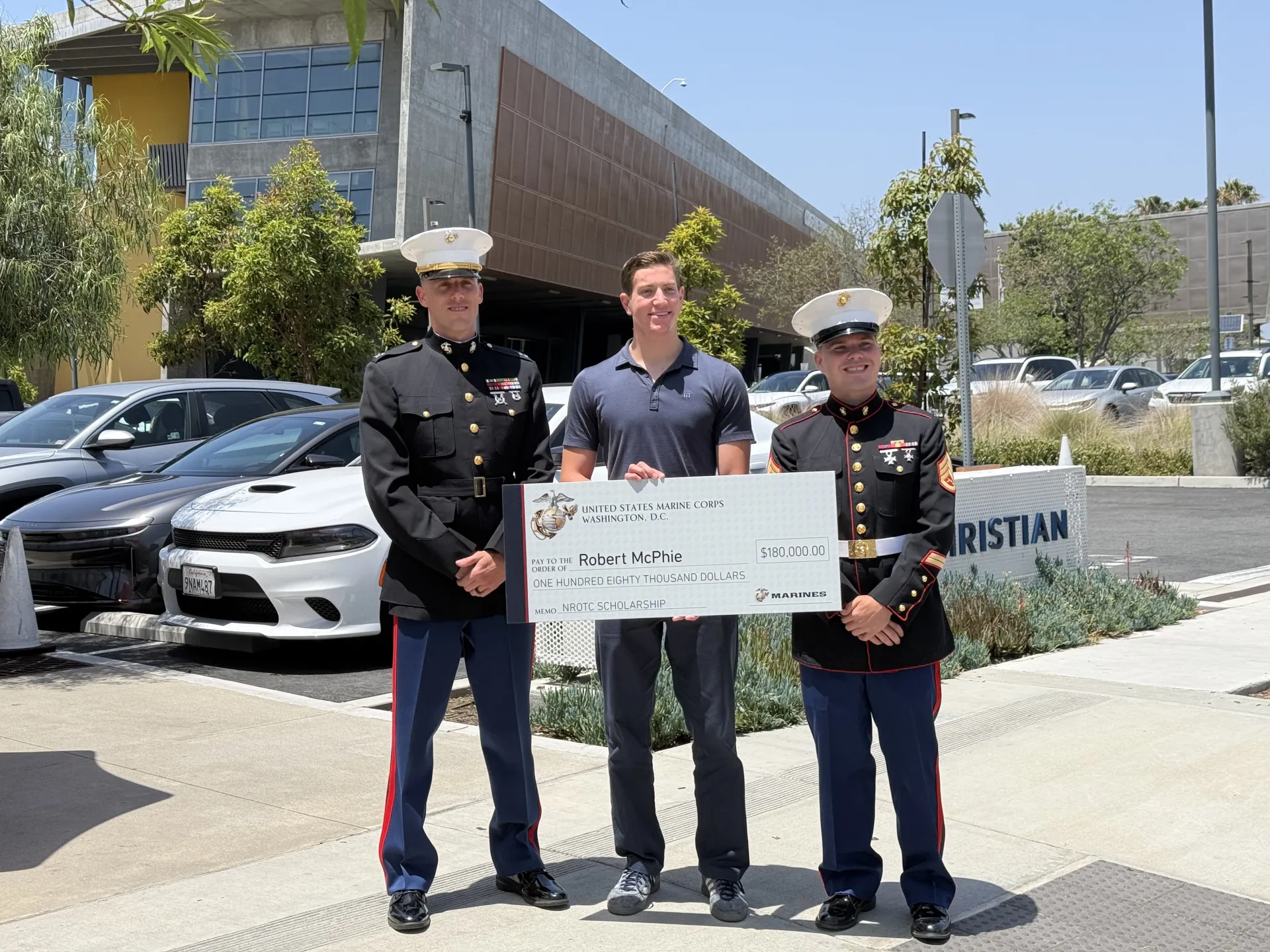 Robert McPhie Receives NROTC Scholarship to Harvard