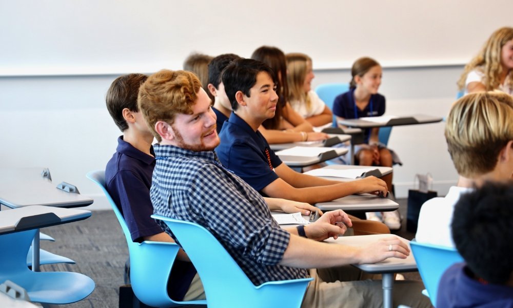 students in Pacifica classroom