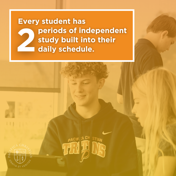 Every student has 2 periods of independent study built into their daily schedule