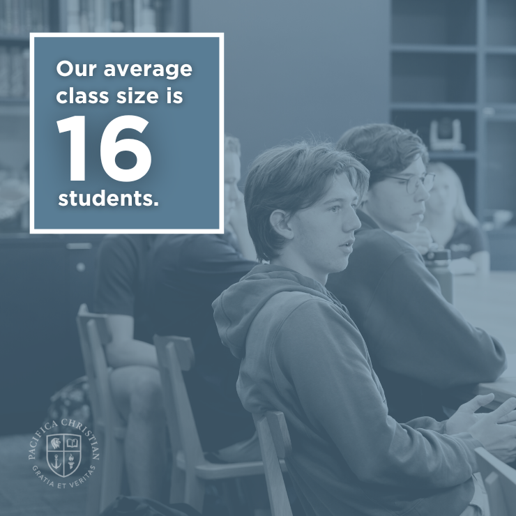 Our average class size is 16 students