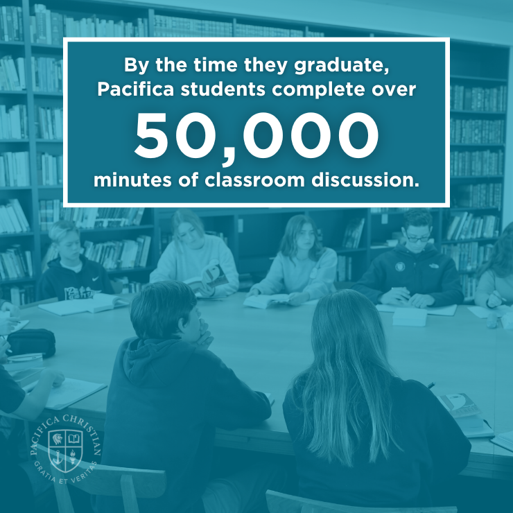 By the time they graduate, Pacifica students complete over 50,000 minutes of classroom discussion