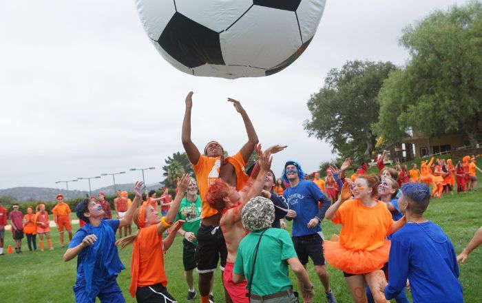 Pacifica students celebrating